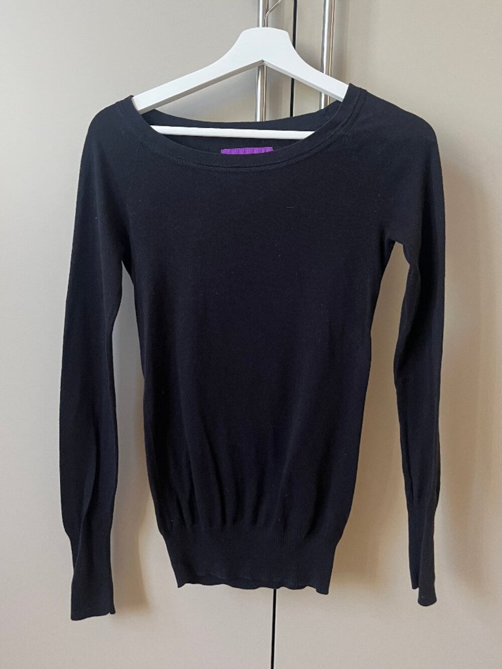 Tildon Black Fitted Long Sleeve - Size S